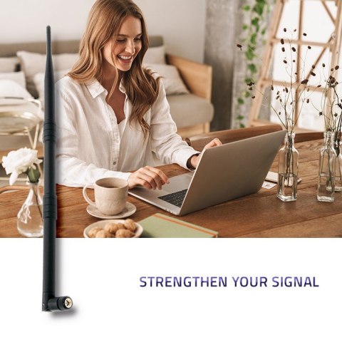 Qoltec Antena Wi-Fi 2.4GHz dookólna | 9dBi Qoltec Antena Wi-Fi 2.4GHz dookólna | 9dBi