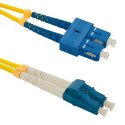 Qoltec Patchcord światłowodowy SC/UPC - LC/UPC | Singlemode | 9/125 | G652D | Duplex | 2m