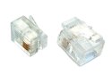 RJ11 wtyk telefoniczny 6P4C ALANTEC