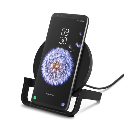 10W WIRELESS CHARGING STAND/MICROUSBCABLE W/POWER SUPP BLACK 10W WIRELESS CHARGING STAND/MICROUSBCABLE W/POWER SUPP BLACK