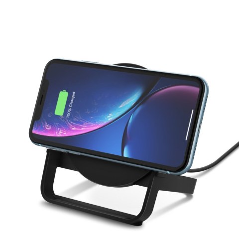 10W WIRELESS CHARGING STAND/MICROUSBCABLE W/POWER SUPP BLACK 10W WIRELESS CHARGING STAND/MICROUSBCABLE W/POWER SUPP BLACK