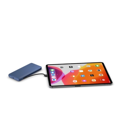 BELKIN POWER BANK 10K INC USB-C/AND LIGHTNING CABLES BLUE BELKIN POWER BANK 10K INC USB-C/AND LIGHTNING CABLES BLUE