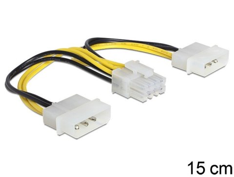 Delock - stromkabel - 8 pin EPS12 V ti