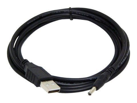 Kabel USB 2.0 AM - wtyk zasilania 3.5 mm czarny Gembird (1.8m) Kabel USB 2.0 AM - wtyk zasilania 3.5 mm czarny Gembird (1.8m)