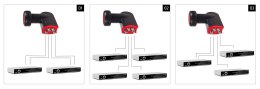 Konwerter satelitarny Maclean, LNB, Quad, MCTV-629