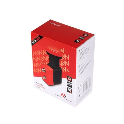 Konwerter satelitarny Maclean, LNB, Twin, High Gain, MCTV-670 Konwerter satelitarny Maclean, LNB, Twin, High Gain, MCTV-670
