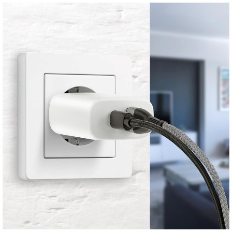ŁADOWARKA SIECIOWA everActive SC-370Q 25W 1xUSB-C 1xUSB-A PD PPS ŁADOWARKA SIECIOWA everActive SC-370Q 25W 1xUSB-C 1xUSB-A PD PPS