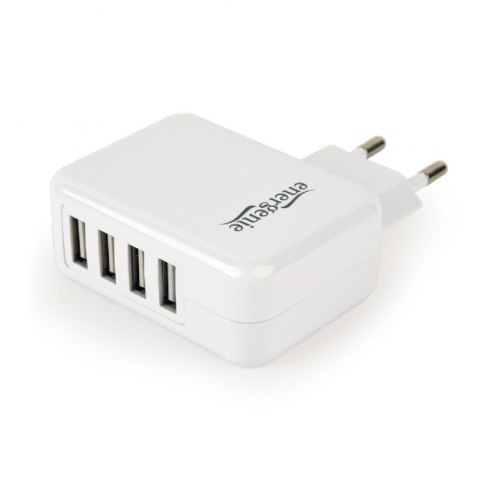 ŁADOWARKA USB UNIVERSAL WHITE 4PORT EG-U4AC-02 GEMBIRD ŁADOWARKA USB UNIVERSAL WHITE 4PORT EG-U4AC-02 GEMBIRD
