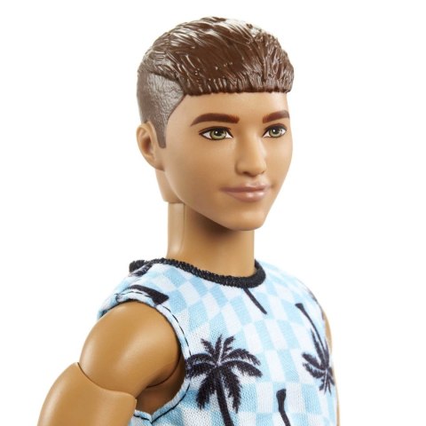 PROMO Barbie Ken Fashonistas Lalka na wózku Top w palmy HJT59 MATTEL PROMO Barbie Ken Fashonistas Lalka na wózku Top w palmy HJT59 MATTEL
