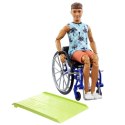 PROMO Barbie Ken Fashonistas Lalka na wózku Top w palmy HJT59 MATTEL