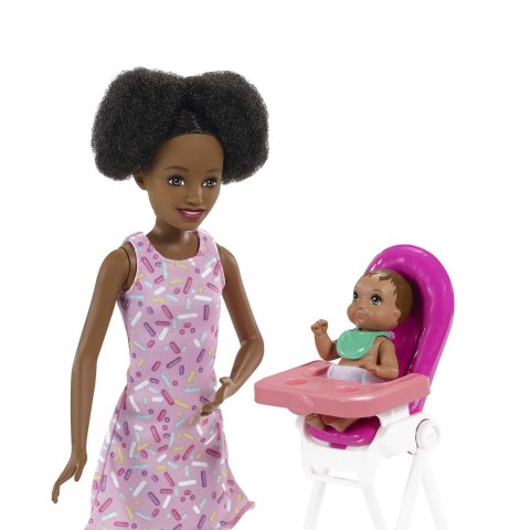 PROMO Barbie Lalka Skipper Miniurodziny krzesełko GRP41 MATTEL PROMO Barbie Lalka Skipper Miniurodziny krzesełko GRP41 MATTEL
