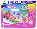 PROMO MEGA BLOKS Barbie Color Reveal Kabriolecik Wesoła wycieczka Zestaw klocków 66el HKF90 MATTEL