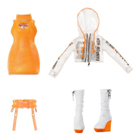 PROMO MGA Lalka Rainbow High Fashion - Michelle St. Charles (Orange) 583127 PROMO MGA Lalka Rainbow High Fashion - Michelle St. Charles (Orange) 583127