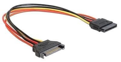 PRZEDŁUŻACZ ZASILAJĄCY SATA 0.3M CC-SATAMF-01 GEMBIRD PRZEDŁUŻACZ ZASILAJĄCY SATA 0.3M CC-SATAMF-01 GEMBIRD