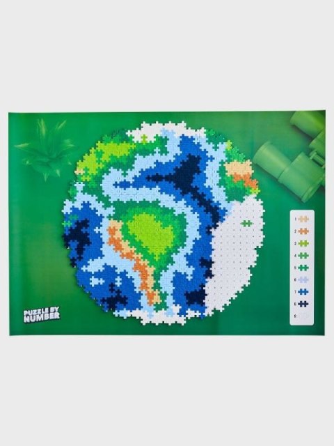 Plus Plus Puzzle By number Ziemia 800 elementów 3914 DANTE Plus Plus Puzzle By number Ziemia 800 elementów 3914 DANTE