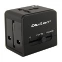 Qoltec Sieciowy adapter podróżny 10.5W | 5V | 2.1A | 2xUSB