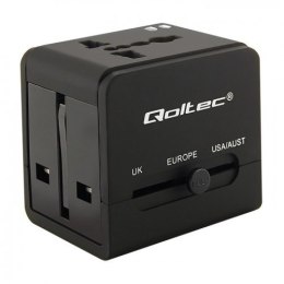 Qoltec Sieciowy adapter podróżny 10.5W | 5V | 2.1A | 2xUSB