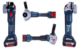 BOSCH SZLIFIERKA KĄTOWA 18V 125mm 2x5,0Ah + L-BOXX GWS 18V-10
