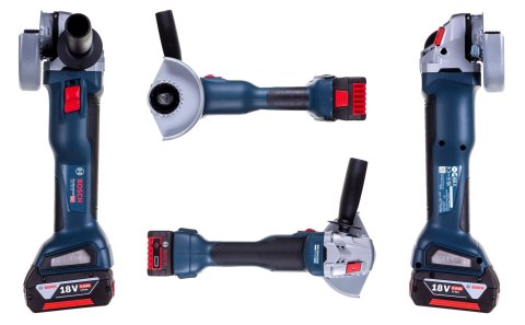 BOSCH SZLIFIERKA KĄTOWA 18V 125mm 2x5,0Ah + L-BOXX GWS 18V-10 BOSCH SZLIFIERKA KĄTOWA 18V 125mm 2x5,0Ah + L-BOXX GWS 18V-10