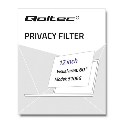 Qoltec Filtr prywatyzujący RODO do MacBook Air 12" | Ochrona wzroku Qoltec Filtr prywatyzujący RODO do MacBook Air 12" | Ochrona wzroku