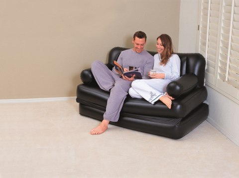 Sofa 2-os 5w1 188x152x64cm z pompkš B75056 24084 Sofa 2-os 5w1 188x152x64cm z pompkš B75056 24084