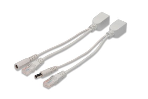 Zestaw pasywnych kabli PoE10/100Mbps DC 5.5mm/2.1mm Zestaw pasywnych kabli PoE10/100Mbps DC 5.5mm/2.1mm