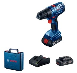 BOSCH WIARTARKO-WKRĘTARKA 18V 54/21Nm 2x2,0Ah WALIZKA GSR 180-LI