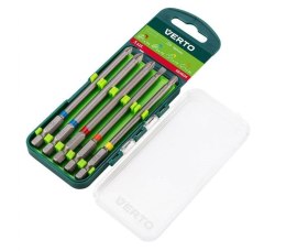 Zestaw bitów 5 szt., 100 mm - 1 x PH, 2 x PZ, 1 x SL, 1 x TX