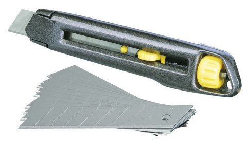 Nóż interlock metalowy ostrze łamane 18mm /luz 60/ Nóż interlock metalowy ostrze łamane 18mm /luz 60/