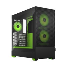 Projektowanie fraktalne | Pop Air RGB | Szyba boczna | Green Core TG Przezroczysty odcień | ATX, mATX, Mini ITX | Zasilacz w zes