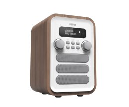 Radio retro DAB+/FM Denver DAB-48 drewno+biały front