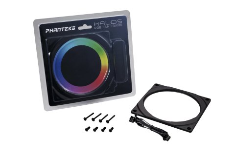 Ramka PHANTEKS Halos 140mm, RGB-LED - czarna Ramka PHANTEKS Halos 140mm, RGB-LED - czarna