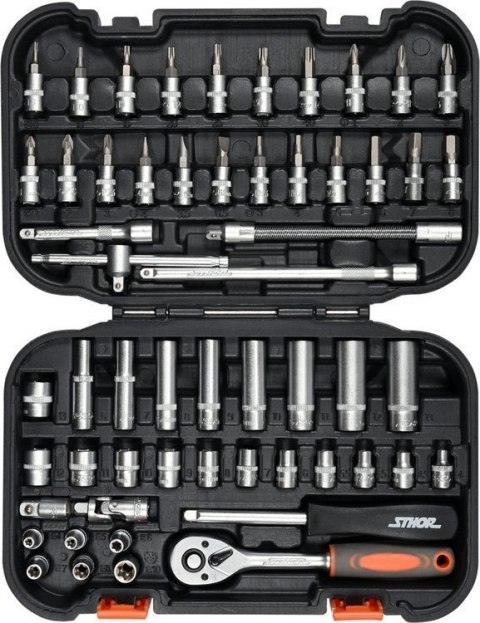 STHOR ZESTAW KLUCZY 1/4" 56el 58643