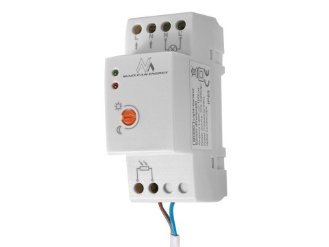 Wyłącznik zmierzchowy Maclean,na szynę DIN, z zewnętrzną sondą, 220-240V/AC, 50Hz, 20A, MCE83 Wyłącznik zmierzchowy Maclean,na szynę DIN, z zewnętrzną sondą, 220-240V/AC, 50Hz, 20A, MCE83