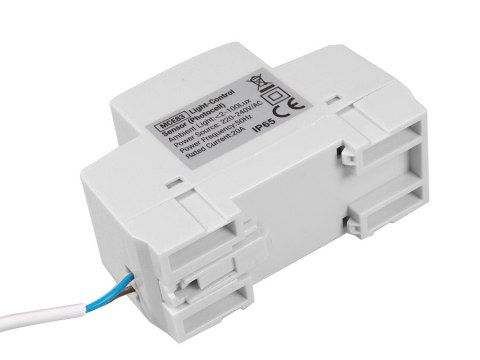 Wyłącznik zmierzchowy Maclean,na szynę DIN, z zewnętrzną sondą, 220-240V/AC, 50Hz, 20A, MCE83 Wyłącznik zmierzchowy Maclean,na szynę DIN, z zewnętrzną sondą, 220-240V/AC, 50Hz, 20A, MCE83