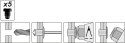 YATO NITOWNICA DZWIGNIOWA 3,2-4,8mm 3609