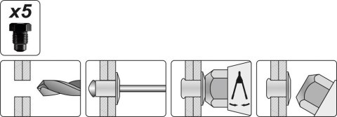 YATO NITOWNICA DZWIGNIOWA 3,2-4,8mm 3609 YATO NITOWNICA DZWIGNIOWA 3,2-4,8mm 3609
