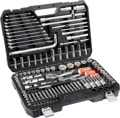YATO ZESTAW KLUCZY 1/4" , 3/8" , 1/2" 128 elem. 38872 YATO ZESTAW KLUCZY 1/4" , 3/8" , 1/2" 128 elem. 38872