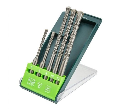 Zestaw wierteł do betonu SDS, zestaw 5 szt. - 5, 6 x 110 mm + 8, 10, 12 x 160 mm Zestaw wierteł do betonu SDS, zestaw 5 szt. - 5, 6 x 110 mm + 8, 10, 12 x 160 mm