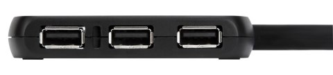 4 PORT USB 2.0 HUB BLACK/. 4 PORT USB 2.0 HUB BLACK/.