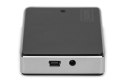 HUB 10-portowy USB 2.0 HighSpeedaktywny, czarno-srebrny