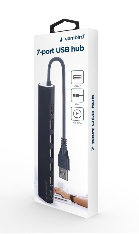 I/O HUB USB2 7PORT/UHB-U2P7-04 GEMBIRD I/O HUB USB2 7PORT/UHB-U2P7-04 GEMBIRD