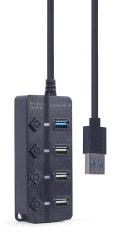 I/O HUB USB3 4PORT/UHB-U3P1U2P3P-01 GEMBIRD