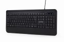 KEYBOARD MULTIMEDIA USB ENG/BLACK KB-UML-03 GEMBIRD