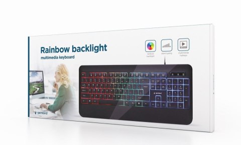 KEYBOARD MULTIMEDIA USB ENG/BLACK KB-UML-03 GEMBIRD KEYBOARD MULTIMEDIA USB ENG/BLACK KB-UML-03 GEMBIRD