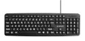 KEYBOARD STANDART USB ENG BIG/LETT. BLACK KB-US-103 GEMBIRD