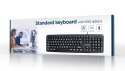 KEYBOARD STANDART USB ENG BIG/LETT. BLACK KB-US-103 GEMBIRD