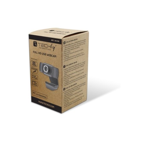 Kamera USB Internetowa FullHD 1080p z Mikrofonem Techly Kamera USB Internetowa FullHD 1080p z Mikrofonem Techly