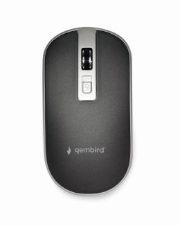 MOUSE USB OPTICAL WRL BLACK/SILVER MUSW-4B-06-BS GEMBIRD