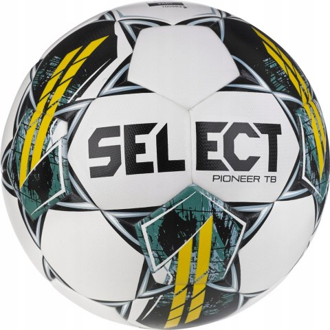 Piłka nożna Select Pioneer TB 5 FIFA v23 biało-czarno-zielona 17849 Piłka nożna Select Pioneer TB 5 FIFA v23 biało-czarno-zielona 17849